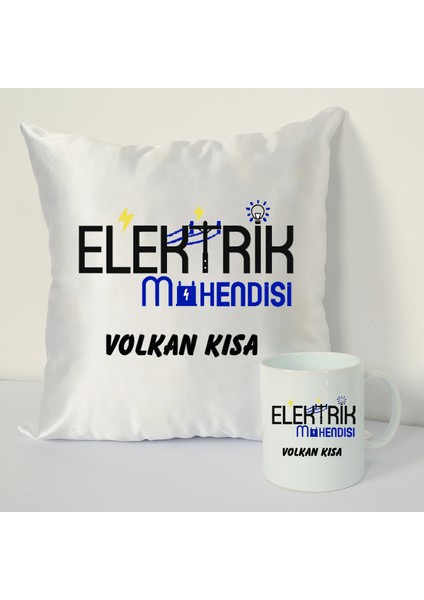 Elektrik Mühendisi Bardağı ve Dekoratif Kırlenti
