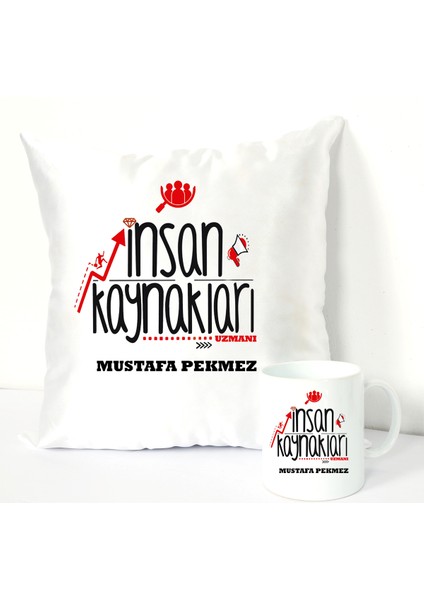 Insan Kaynakları Uzmanı Kupa Bardağı ve Dekoratif Kırlenti