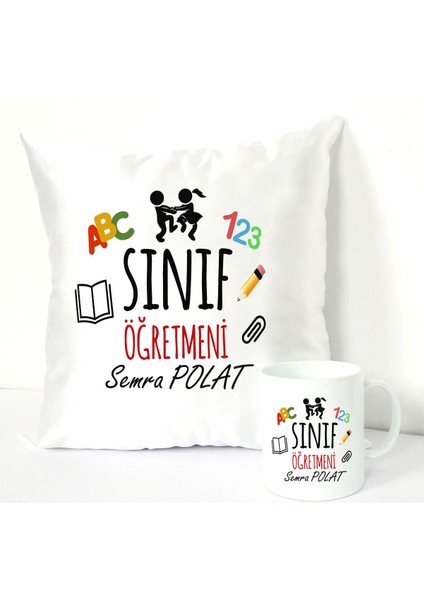 Sınıf Öğretmeni Kupa Bardağı ve Dekoratif Kırlenti