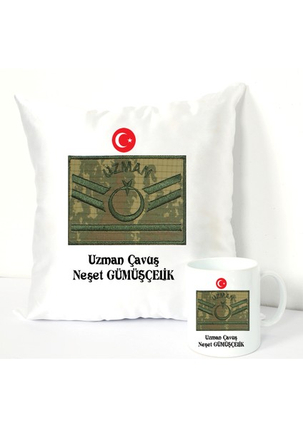 Uzman Çavuş Bardağı ve Dekoratif Kırlenti