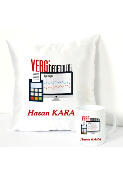 Vergi Denetmeni Bardağı ve Dekoratif Kırlenti