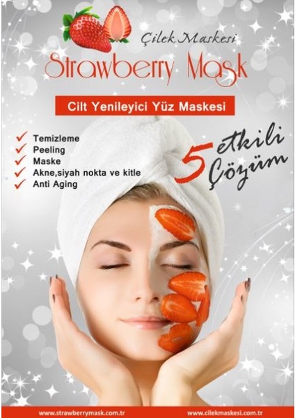 Çilek Maskesi - Strawberry Mask 200 ml