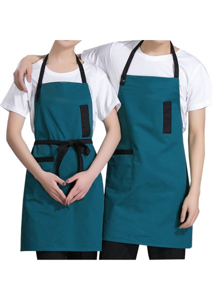 Askılı Önlük Şef Barista Aşçı Kuaför Tattoo Garson Önlüğü Petrol