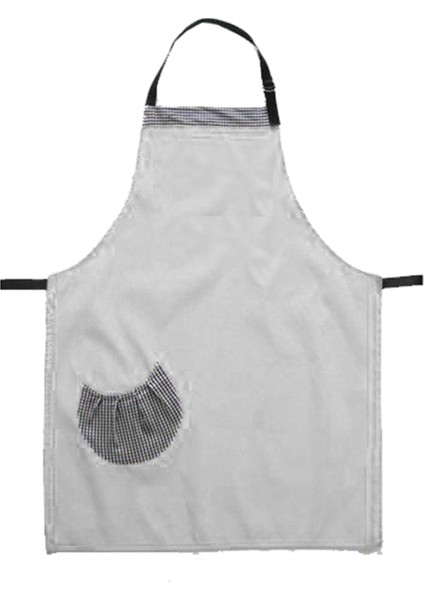 Askılı Önlük Şef Barista Aşçı Kuaför Tattoo Garson Önlüğü Beyaz