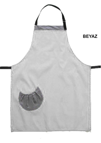 Askılı Önlük Şef Barista Aşçı Kuaför Tattoo Garson Önlüğü Beyaz fiyatları
