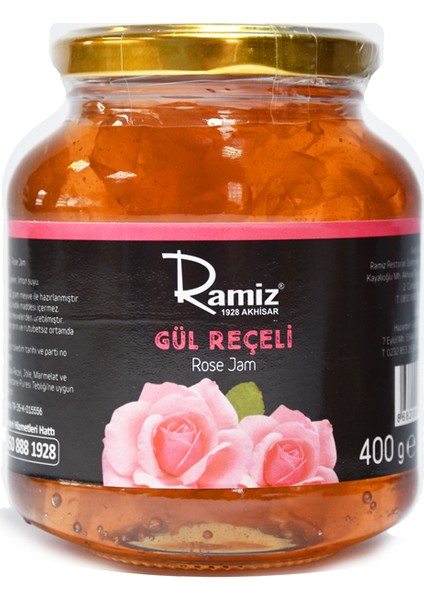 Katkısız Gül Reçeli 400 gr