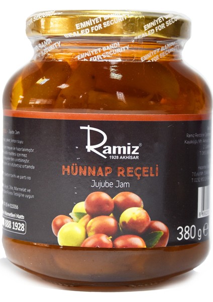 Katkısız Hünnap Reçeli 380 gr