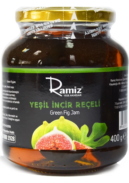 Katkısız Yeşil Incir Reçeli 400 gr