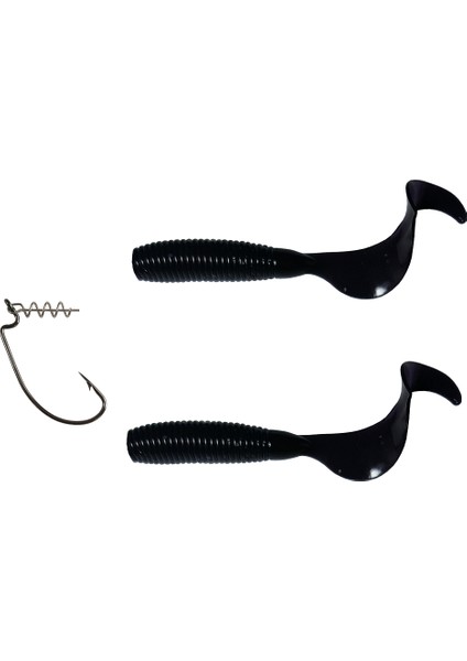 Soft Worm D Set 10 cm Silikon Suni Yem 10 gr