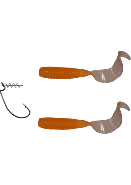 Soft Worm E Set 10 cm Silikon Suni Yem 10 gr