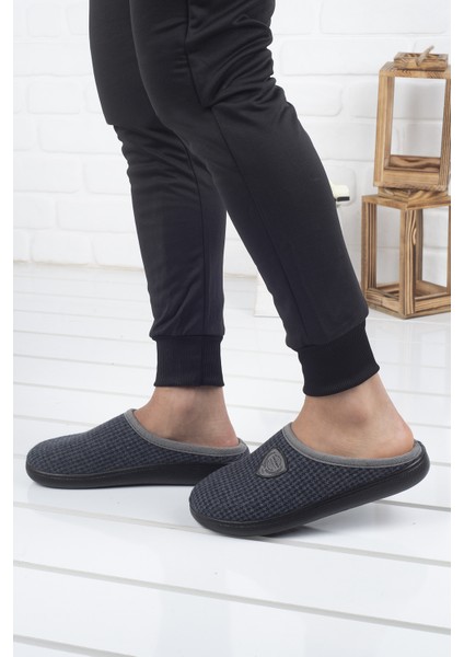 12098 Günlük Kışlık Rahat Taban Erkek Ev Içi Terlik
