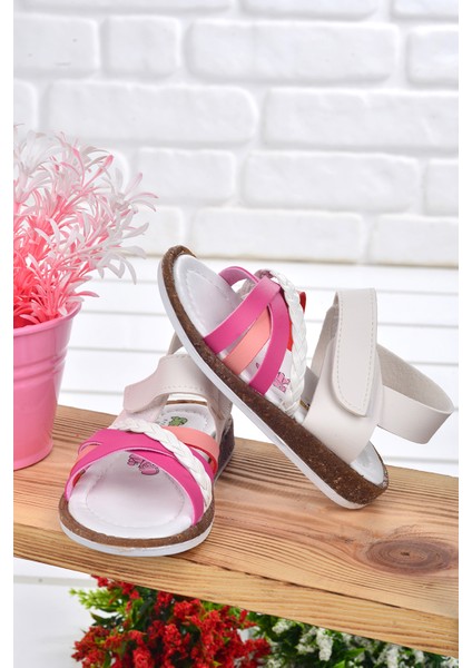 Kiko Şb 2311-20 Kız Çocuk Bebe Sandalet Terlik