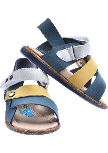 Kiko Şb 2359-68 Erkek Çocuk Ilk Adım Sandalet Terlik