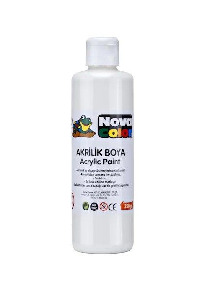 NC-435 Akrilik Boya Beyaz 250 gr