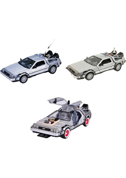 Geleceğe Dönüş Ful Set 1-2-3 Metal Model Araba Back To The Future