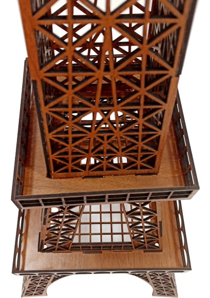 Dekoratif 3D Ahşap Eyfel Kulesi Maketi