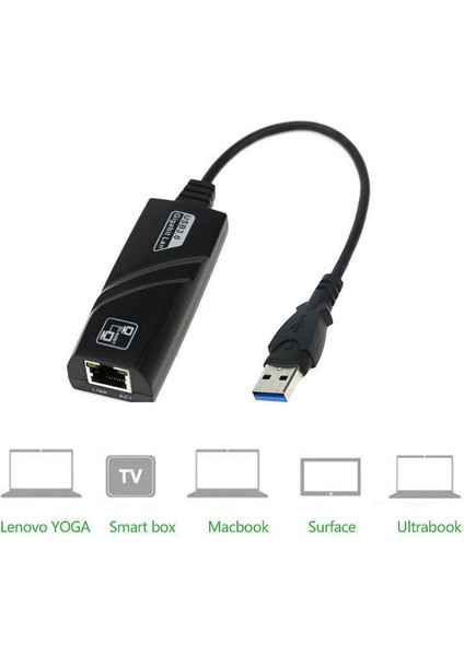 CF13 USB 2.0 Yüksek Hızlı Ethernet Lan Ağ Adaptör RJ45 Çevirici