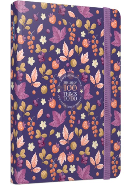 100 Things 120 Yaprak 19 x 26 cm Sert Kapak Defter Kareli