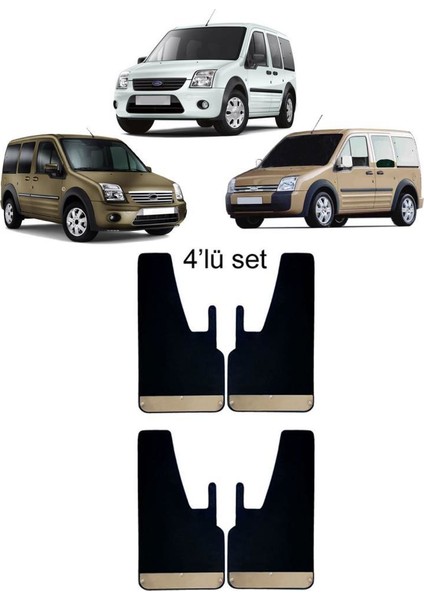 Ford Connect 2002-2013 4'lü Krom Paçalık Çamurluk Tozluk FRD0SX024 fiyatları