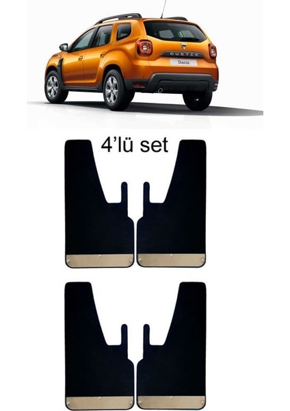 Dacia Duster 2009-2017 4'lü Krom Paçalık Çamurluk Tozluk DAC0SX009 fiyatları