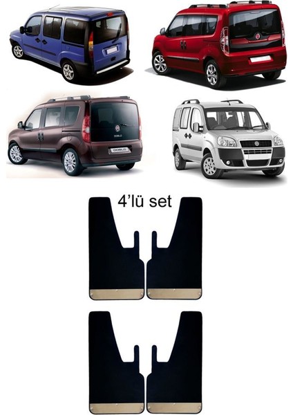 Fiat Doblo D2 2006-2010 Model 4'lü Krom Paçalık Çamurluk Tozluk FIA0SX023 fiyatları