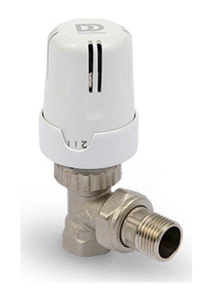 Dd-Tp1 Köşe Pex Termostatik Radyatör Vanası 1/2"