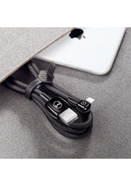 CA-5790 Apple iPhone Uyumlu Lightning Data Kablosu Ledli 2A 1,2 m