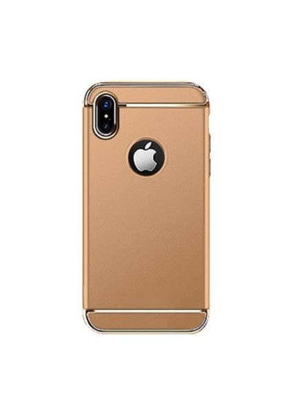 JR-BP364 Apple iPhone X/XS Ling Serisi Silikon Kılıf Kapak Gold