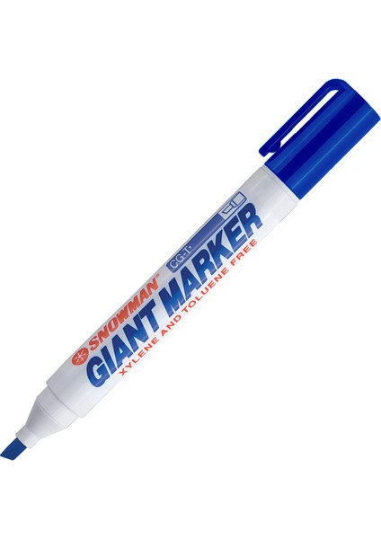 Kesik Uç Permant Mark Klips Kapak Mavi