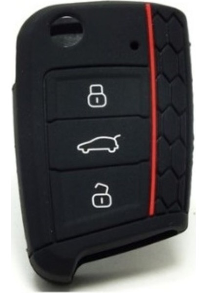 Volkswagen Seat Skoda Polo Tiguan Golf 7 Silikon Anahtar Kılıfı