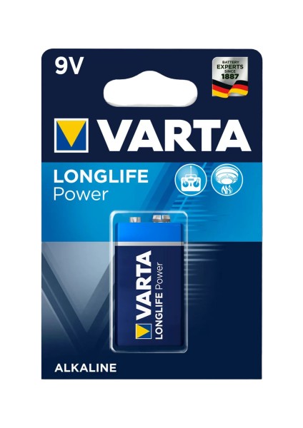 Longlife Power Alkaline 9V Pil