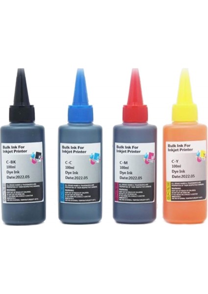 Canon Universal Cmyk Şişe Mürekkep Seti