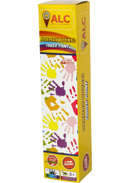 6160 Renkli Parmak Boyası 6'lı