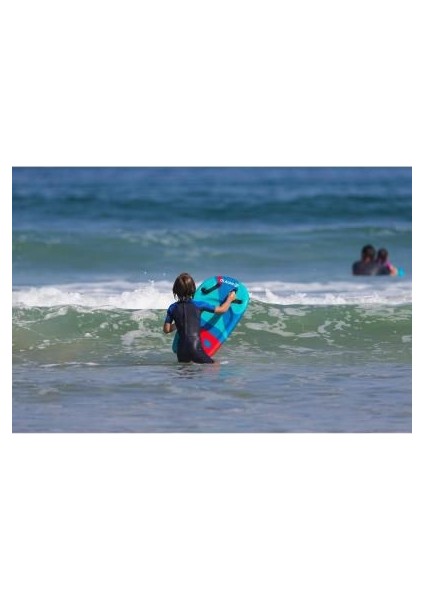 Köpek Balıgı Desenli Sörf Tahtası Yüzücü Tahtası Tutacaklı Bodyboard - Çocuk Olaıan fiyatları