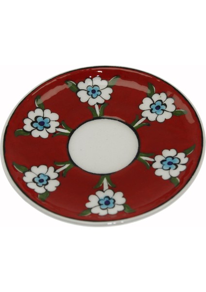 Otantik Çini Osmanlı Ulufer Model Tekli Fincan
