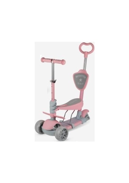 5 in 1 Işıklı Katlanabilir Scooter