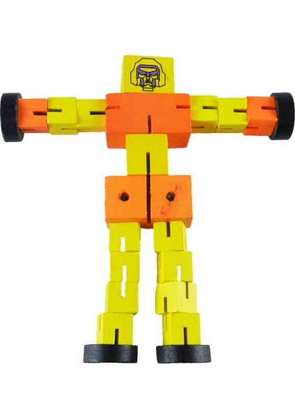 Ahşap Zeka Geliştirici Puzzle Transformers Robot