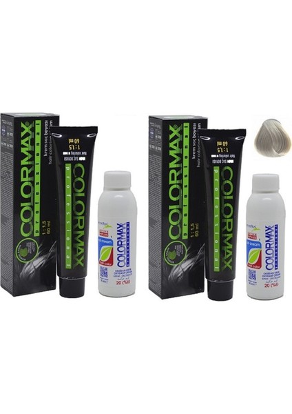 - Açık Gri 2'li + Oksidan Krem 90 ml 2'li