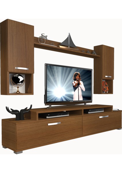 Ekoflex 5da Slm Tv Ünitesi Tv Sehpası Naturel Ceviz modelleri