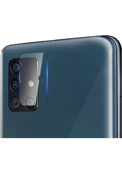 Samsung Galaxy A71 Kamera Lens Koruyucu Nano Koruyucu Şeffaf