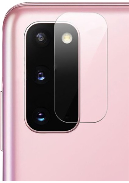 Samsung Galaxy S20 Kamera Lens Koruyucu Cam Şeffaf