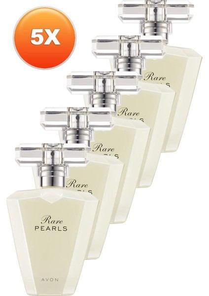 Rare Pearls Kadın Parfüm Edp 50 Ml. Beşli Set