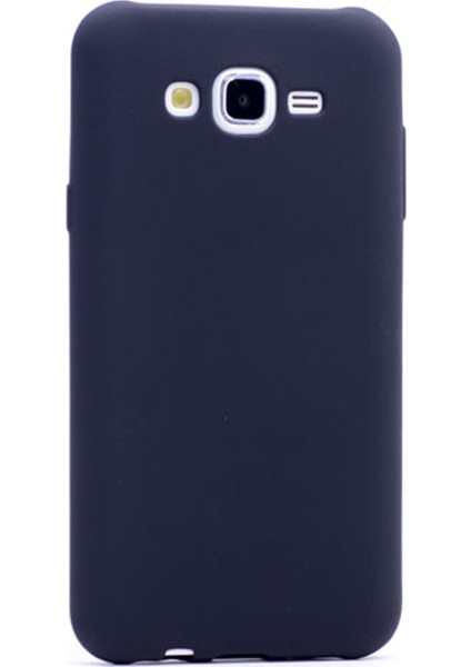 Samsung Galaxy J7 Nxt Kılıf Premier Silikon Esnek Koruma + Nano Glass Siyah
