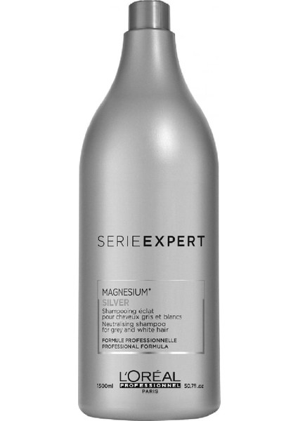 L'Oréal Professionnel Serie Expert Magnesium Silver Gri Beyaz Saç Şampuan 1500 ML