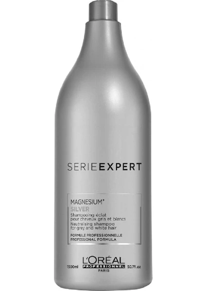 L'Oréal Professionnel Serie Expert Magnesium Silver Gri Beyaz Saç Şampuan 1500 ML