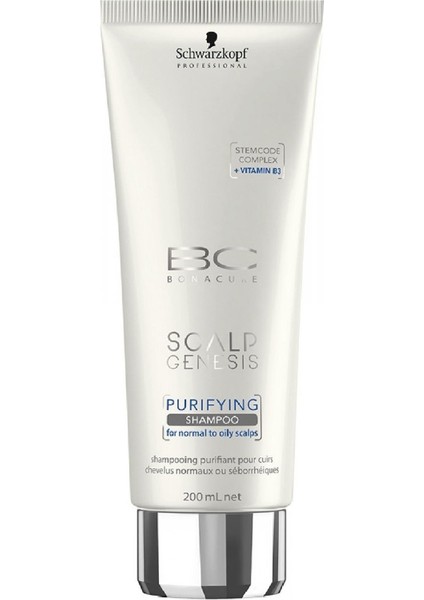 Schwarzkopf BC Bonacure Scalp Genesis Yağlı Saçlar İçin Arındırıcı Şampuan 200 ml