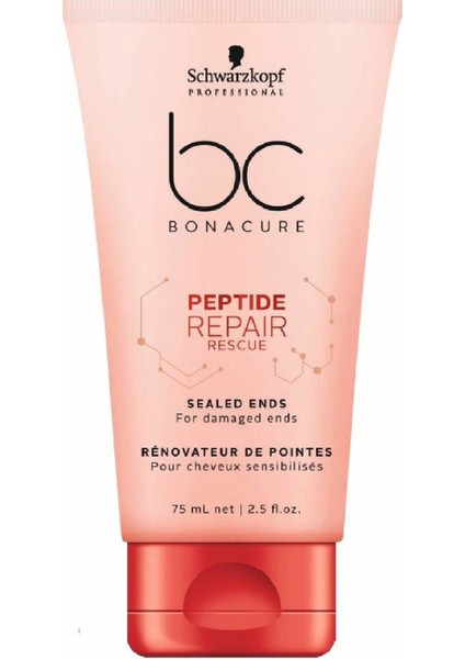 Schwarzkopf Bonacure Peptide Acil Kurtarma Kırık Uç Önleyici 75ml