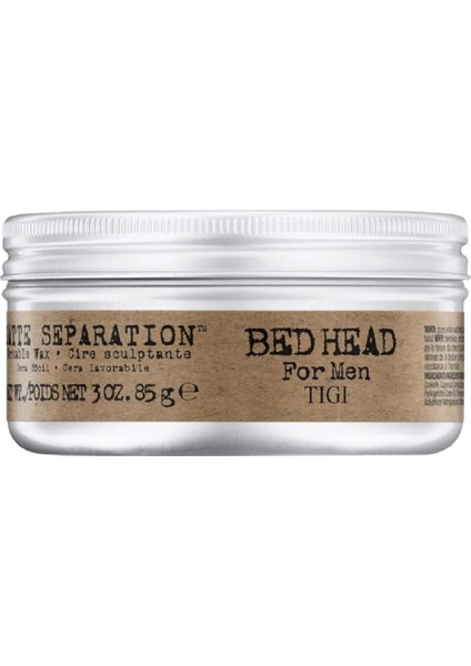 Tigi Bed Head For Men Matte Separation Sert Tutuşlu Mat Wax 85 Gr