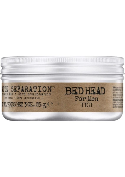 Tigi Bed Head For Men Matte Separation Workable Wax - Sert Tutuşlu Wax