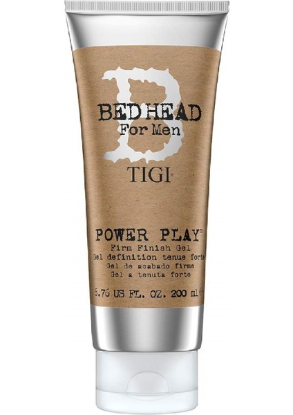 Tigi Bed Head For Men Power Play Sert Tutuşlu Şekillendirici Jel 200ml